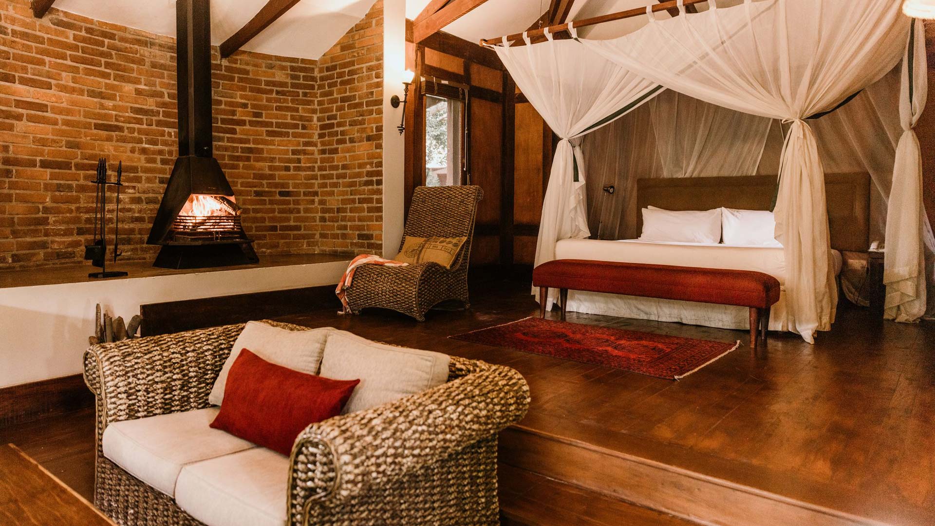 Guest bedroom of Elewana Arusha Coffee Lodge
