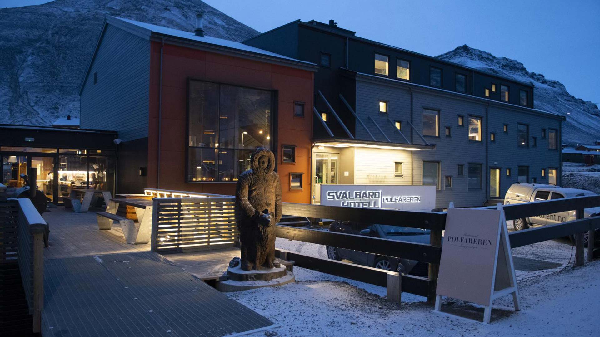 The Svalbard Hotel where guest stayed on a recent photo safari