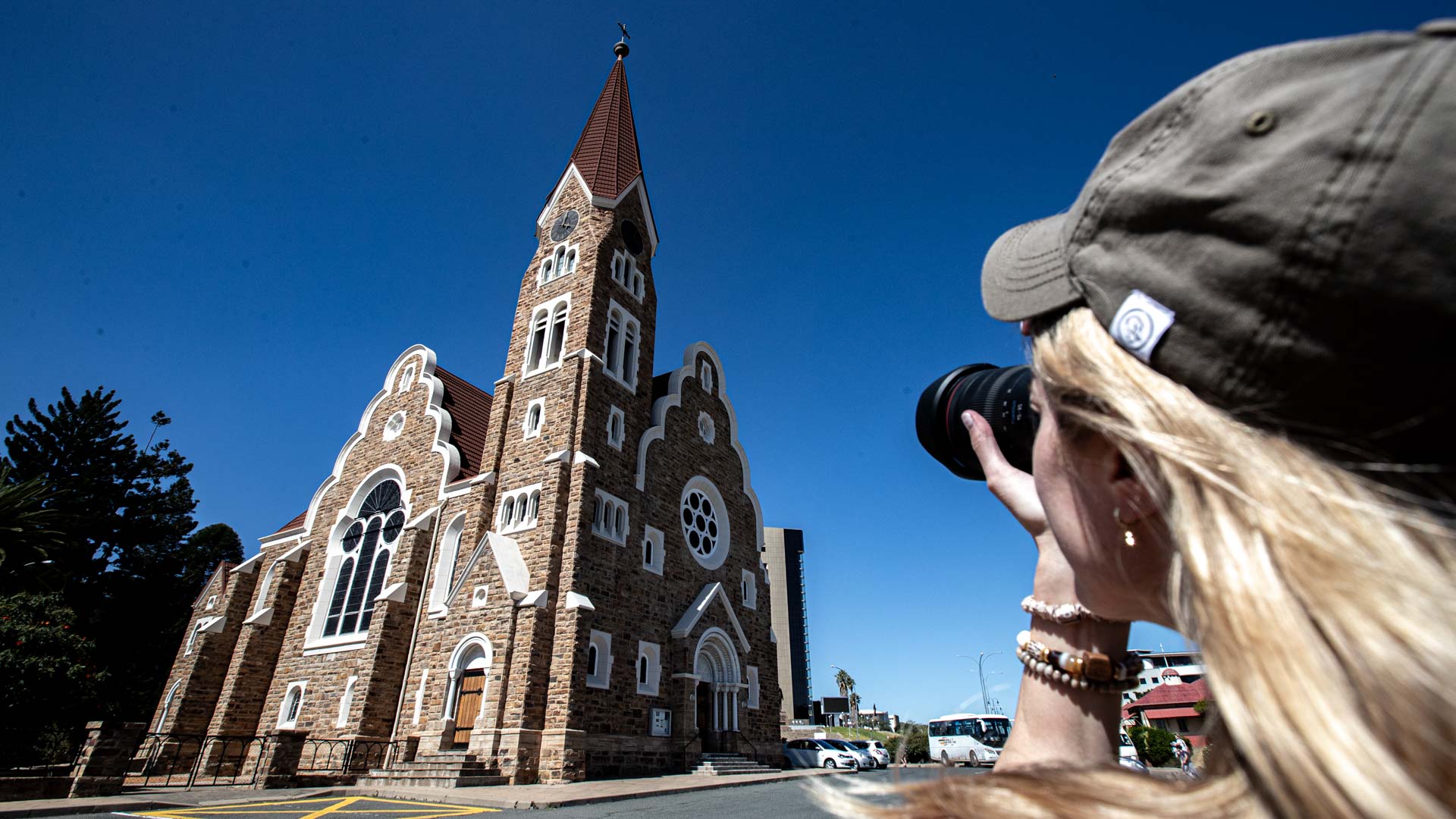 namibia landscape desert discover places we love Windhoek Church