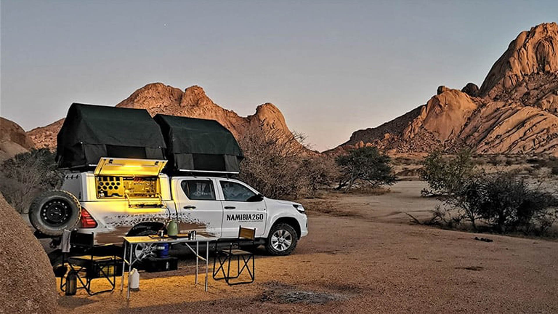 overlanding and camping in the wild of namibia on an experiential safari