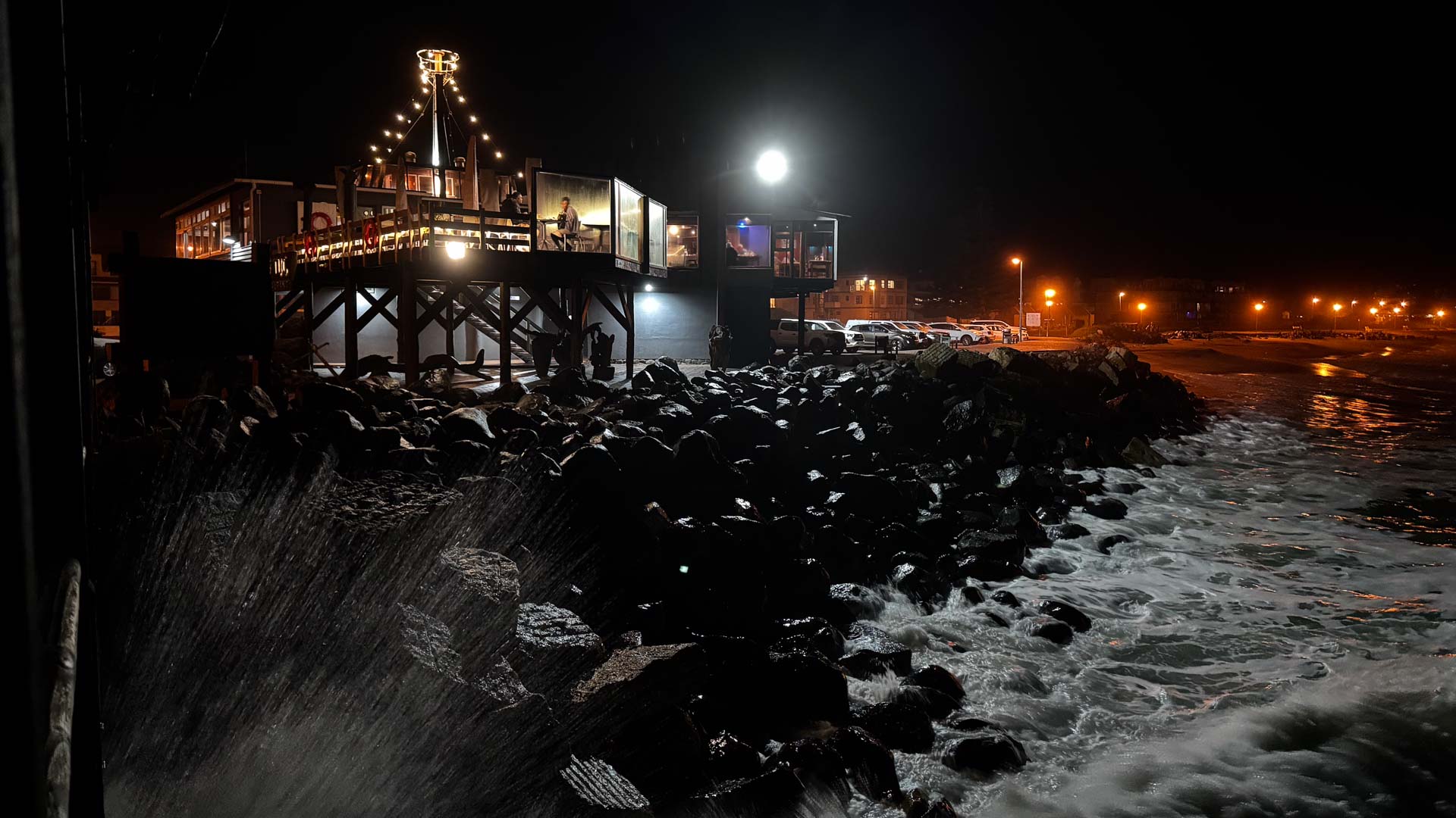 namibia landscape desert discover places we love Swakopmund jetty tug restaurant