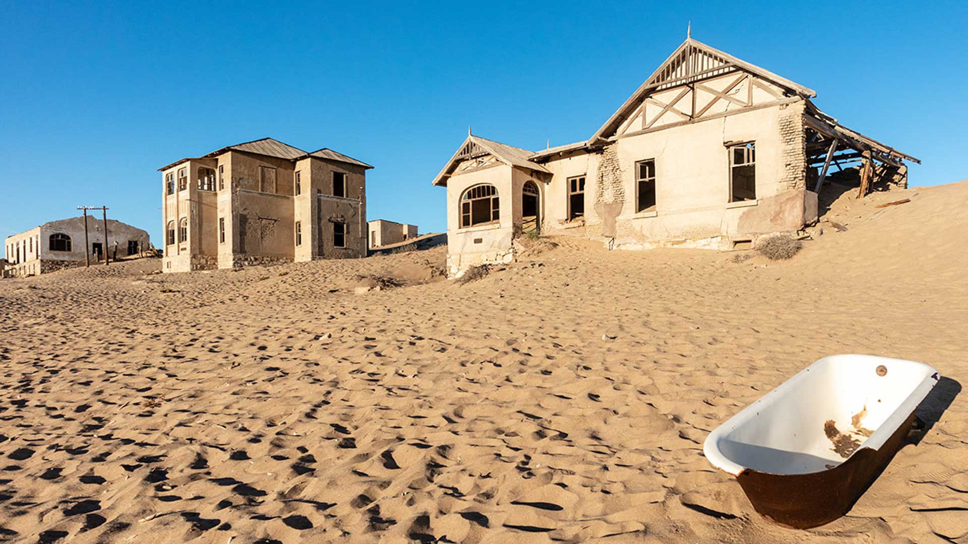 namibia landscape desert discover places we love Kolmanskop