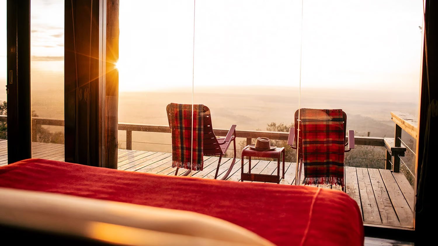 an image of the guest area at angama mara in kenya
