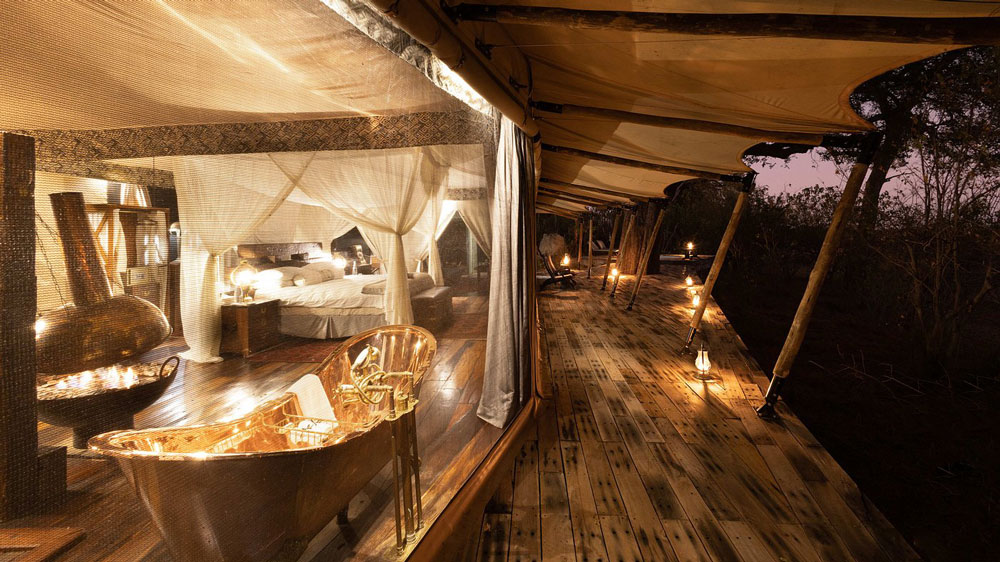 an image of the guest room at zarafa camp in botswana