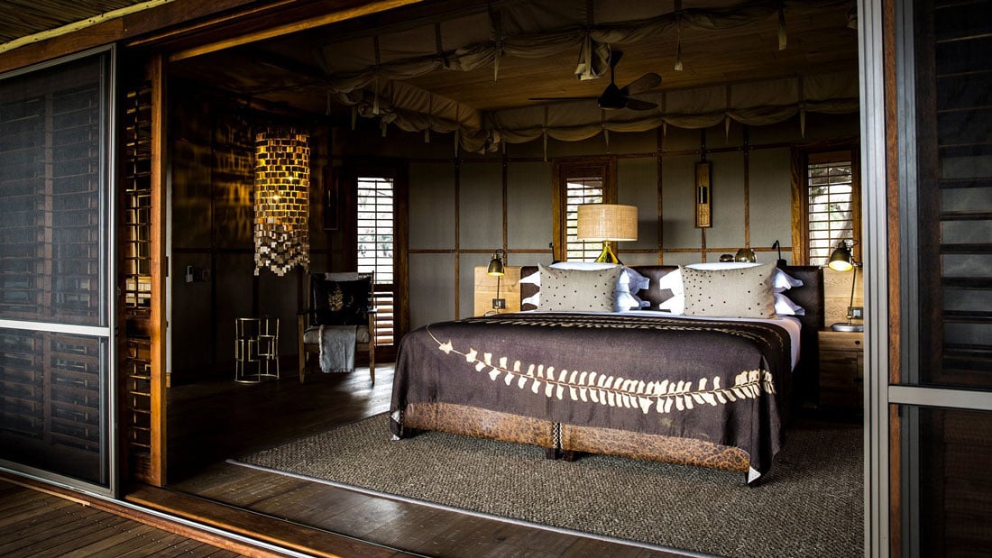 an image of a guest room at mombo in botswana
