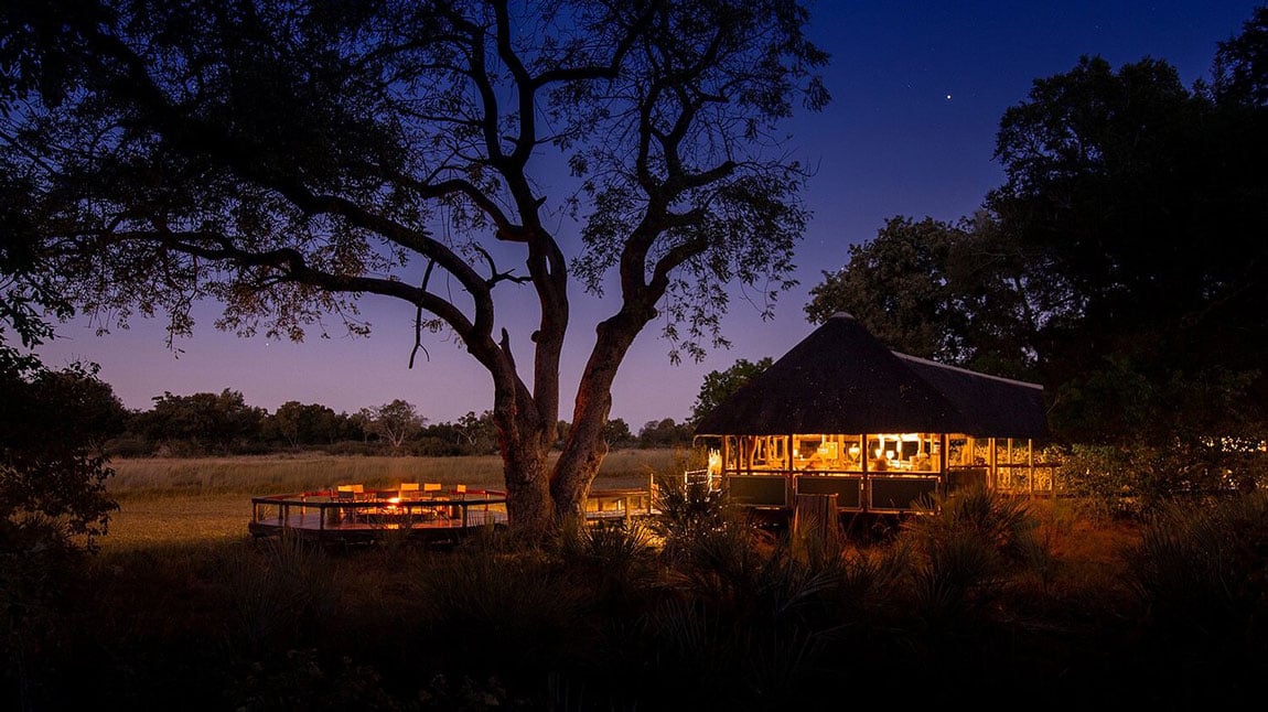 an image of the guest area at chitabe lediba in botswana