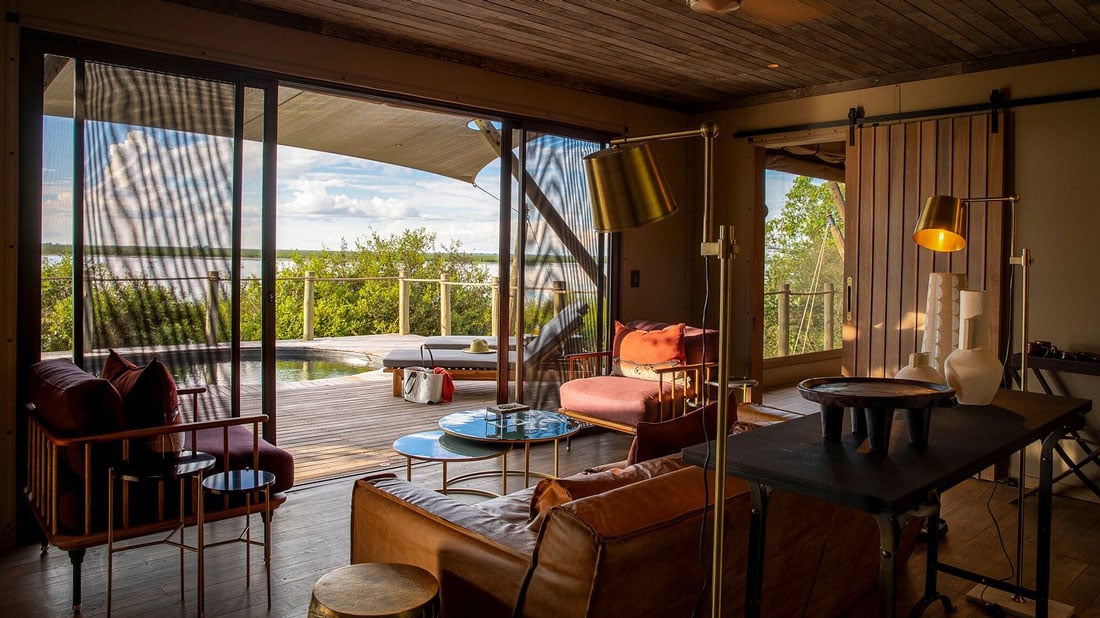 an image of the guest room at DumaTau in Botswana