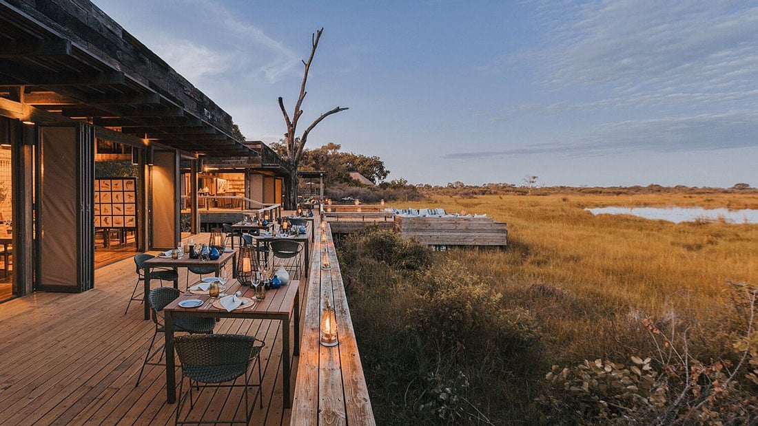 an image of the guest are at vumbura plains in botswana