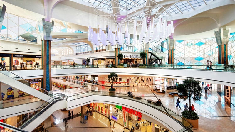 Sandton shopping centre in Johannesburg